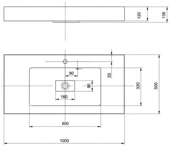 Раковина Aquaton Ричмонд 100 белый 1A70603KRD010
