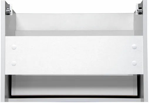 Тумба-умывальник подвесной Айсберг Ева 60 белый DA5910T+S-UM-COM60/1-w