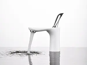 Смеситель для раковины D&K Venice Baciano белый матовый/хром DA1032156 Смеситель для раковины D&K Venice Baciano белый матовый/хром DA1032156, 3