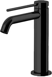 Смеситель для раковины Gattoni Circle Two чёрный матовый 9144/91NO Смеситель для раковины Gattoni Circle Two чёрный матовый 9144/91NO, 1