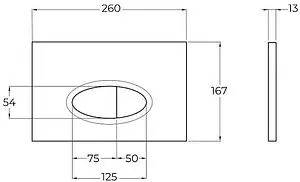 Комплект 5 в 1 BelBagno Duet Tornado CZR-2462-TH-TOR/CZR-870-SC/BB026/BB051CR с кнопкой хром глянцевый, 4