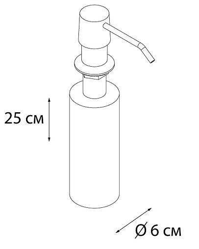 Дозатор для жидкого мыла Fixsen Hotel FX-31012D
