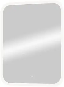 Зеркало с подсветкой Continent Glamour Led 50 белый ЗЛП243 Зеркало с подсветкой Continent Glamour Led 50 белый ЗЛП243, 1