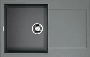 Мойка кухонная Omoikiri Sakaime 79-GR leningrad grey 4993553, 1