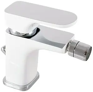 Смеситель для биде Rav Slezak Yukon белый/хром YU145.5KCB Смеситель для биде Rav Slezak Yukon белый/хром YU145.5KCB, 1