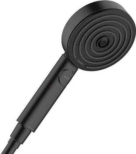 Лейка ручного душа Hansgrohe Pulsify 105 3jet Relaxation чёрный матовый 24110670