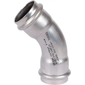 Уголок пресс двухраструбный 35мм угол 45° Sanha NiroSan 9041 6904135, 2