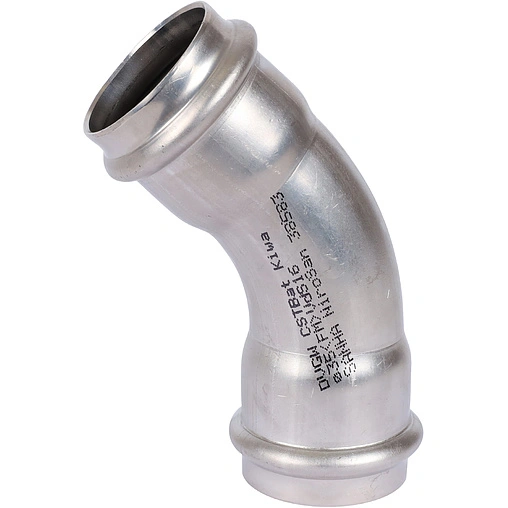 Уголок пресс двухраструбный 42мм угол 45° Sanha NiroSan 9041 6904142