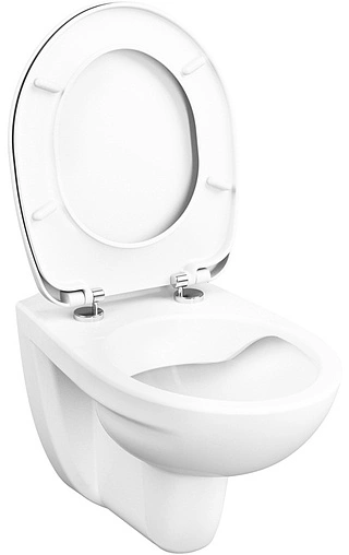 Комплект 5 в 1 VitrA S10 Spinflush 9842B003-7206 с кнопкой Uno 720-0280EXP хром глянцевый