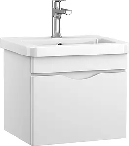 Тумба-умывальник подвесная ISVEA Neo 50 белый 21NGS301050E Тумба-умывальник подвесная ISVEA Neo 50 белый 21NGS301050E, 1
