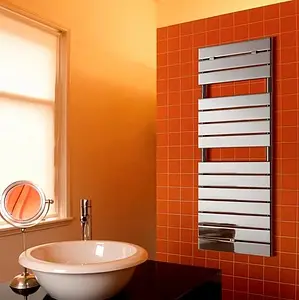 Полотенцесушитель водяной лесенка Lazzarini Palermo 1213х500 полированная сталь 386988, 2