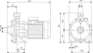 Насос поверхностный Grundfos NS 5-60 99126482, 2