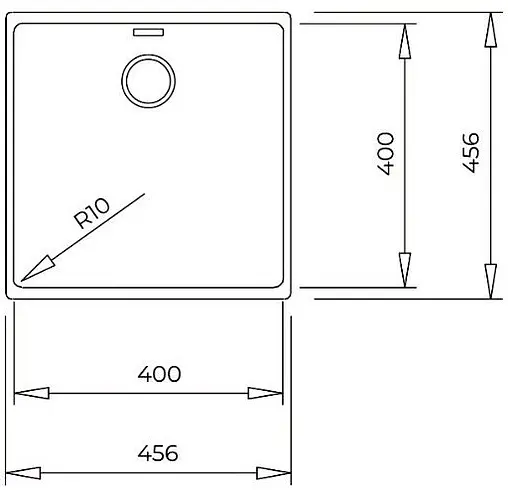 Мойка кухонная Teka Radea R10 40.40 M-TG тёмно-серый 115230049