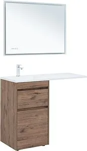 Тумба-умывальник напольная Aquanet Токио 110 L дуб веллингтон 00333647+00235497, 5