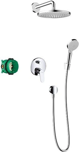 Душевая система со смесителем для душа Hansgrohe Crometta S 240 1jet хром 27958000