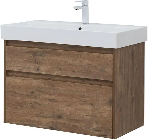 Тумба под умывальник Aquanet Nova Lite 85 дуб рустикальный 00249954