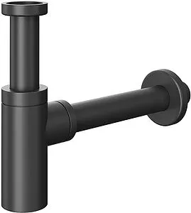 Сифон бутылочный для раковины Kerama Marazzi чёрный матовый A400BLACK Сифон бутылочный для раковины Kerama Marazzi чёрный матовый A400BLACK, 1