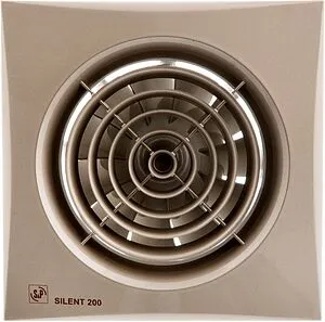 Вентилятор вытяжной Soler & Palau SILENT-200 CZ CHAMPAGNE Вентилятор вытяжной Soler & Palau SILENT-200 CZ CHAMPAGNE, 1