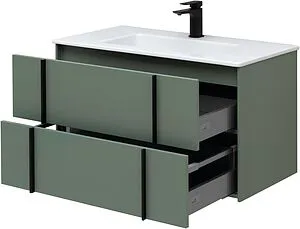 Тумба-умывальник подвесная Allen Brau Reality 90 олива 1.32006.CGM+, 5