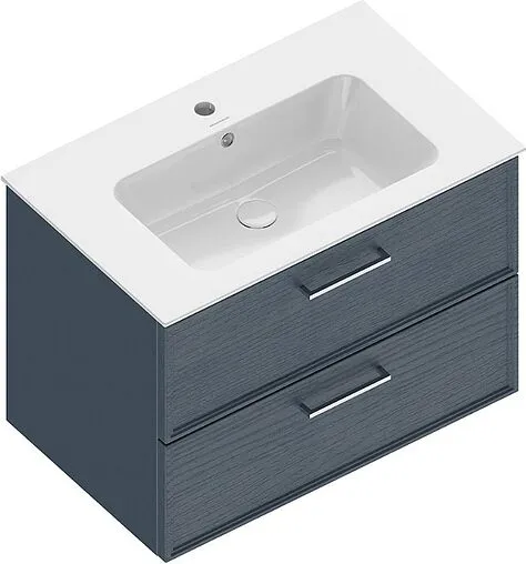 Тумба-умывальник подвесная Kerama Marazzi Piano Classic 75 ясень синий PIA.CL.75\BLU.M+PI.wb.75 Тумба-умывальник подвесная Kerama Marazzi Piano Classic 75 ясень синий PIA.CL.75\BLU.M+PI.wb.75