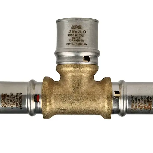 Тройник пресс редукционный 20мм x 26мм x 20мм APE AP131 20x26x20