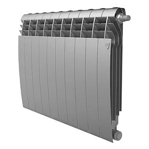 Радиатор биметаллический 10 секций нижнее правое подключение Royal Thermo Biliner 500 VR80 Silver Satin RTBSSVR8050010 Радиатор биметаллический 10 секций нижнее правое подключение Royal Thermo Biliner 500 VR80 Silver Satin RTBSSVR8050010, 1