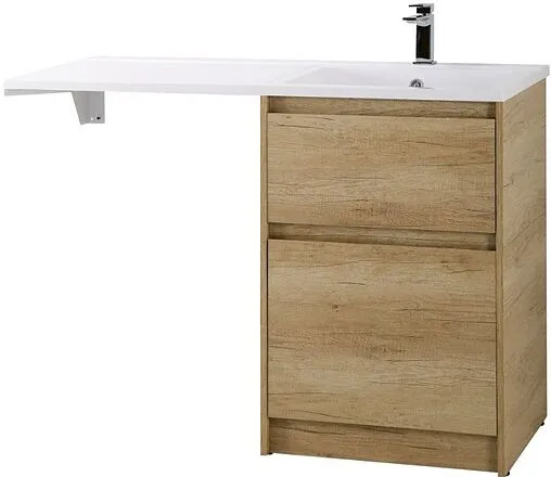 Тумба под умывальник напольная BelBagno KRAFT-LVD 58 Rovere Nebrasca Nature KRAFT-LVD-580/1200-2C-PIA-RNN