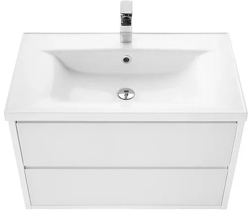 Тумба-умывальник подвесная Aquaton Римини 80 new белый 1A2267K4RN010