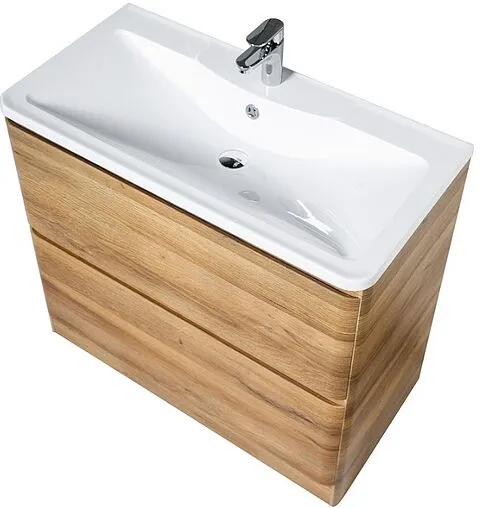 Тумба под умывальник напольная BelBagno ALBANO 90 Rovere Rustico ALBANO-900-2C-PIA-RR