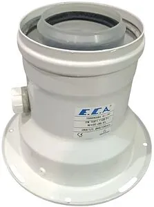 Адаптер стартовый коаксиальный Ø 60/100мм (PP) E.C.A. 7006990064, 3