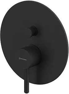 Смеситель для ванны скрытого монтажа WHITECROSS Y black чёрный матовый Y1235BL Смеситель для ванны скрытого монтажа WHITECROSS Y black чёрный матовый Y1235BL, 1