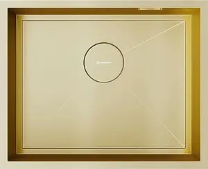 Мойка кухонная Omoikiri Kasen 54-16 INT LG светлое золото 4997060 Мойка кухонная Omoikiri Kasen 54-16 INT LG светлое золото 4997060, 1