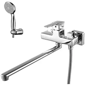 Смеситель для ванны с длинным изливом Lemark Basis хром LM3617C Смеситель для ванны с длинным изливом Lemark Basis хром LM3617C, 1