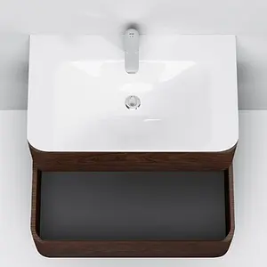 Тумба-умывальник подвесная Am.Pm Sensation 80 табачный дуб M30FHX0802TF+M30WPC0801WG Тумба-умывальник подвесная Am.Pm Sensation 80 табачный дуб M30FHX0802TF+M30WPC0801WG, 5