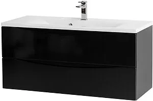 Тумба под умывальник подвесная BelBagno MARINO 120 Nero Lucido MARINO-1200-2C-SO-NL-P, 3