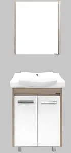 Тумба-умывальник напольная Comforty Киото 60 белый/сосна лоредо Тумба-умывальник напольная Comforty Киото 60 белый/сосна лоредо, 4