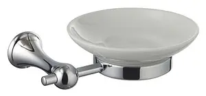 Мыльница Lemark Standard хром/белый LM2143C, 1