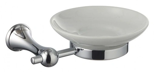 Мыльница Lemark Standard хром/белый LM2143C