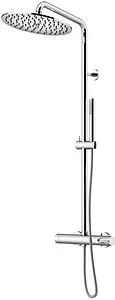 Душевая система со смесителем для душа Gattoni Circle One хром 9095/PDC0 Душевая система со смесителем для душа Gattoni Circle One хром 9095/PDC0, 1