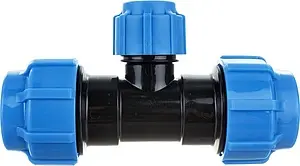 Тройник компрессионный редукционный 50мм x 25мм x 50мм ТПК-Аква 51502550, 4