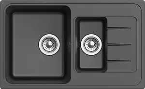 Мойка кухонная Ewigstein Elegant E-R60KF антрацит Мойка кухонная Ewigstein Elegant E-R60KF антрацит, 3