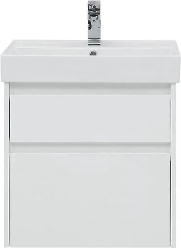Тумба-умывальник подвесная Aquanet Nova Lite 60 белый 00242575+00242905