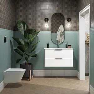 Тумба-умывальник подвесная Kerama Marazzi Piano Forte 95 белый PI.F.95\WHT+PI.wb.95 Тумба-умывальник подвесная Kerama Marazzi Piano Forte 95 белый PI.F.95\WHT+PI.wb.95, 3