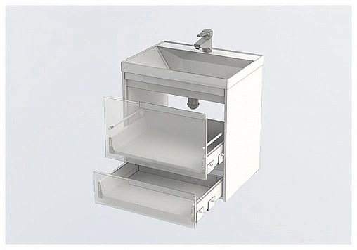 Тумба под умывальник Aquanet Тиволи 60 белый 00180053