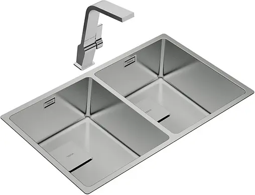 Мойка кухонная Teka Flexlinea RS15 2B 740 нержавеющая сталь полированная 115030009