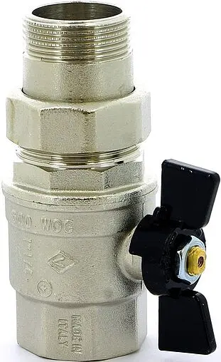 Кран шаровый с американкой 1¼"в x 1¼"н Bugatti Oregon 03220042 Кран шаровый с американкой 1¼"в x 1¼"н Bugatti Oregon 03220042