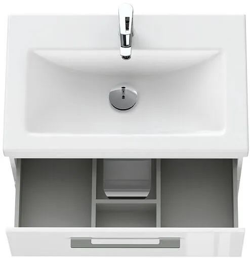 Тумба-умывальник подвесная Cersanit Lara 80 белый 64137+
