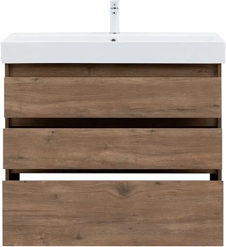 Тумба-умывальник напольная Aquanet Nova Lite 100 дуб рустикальный 00302480+