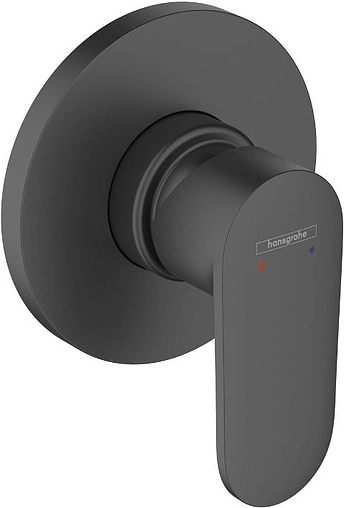 Смеситель для душа скрытого монтажа Hansgrohe Vernis Blend чёрный матовый 71649670
