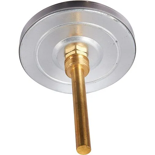 Термометр биметаллический Rommer 100мм 120°С гильза 100мм ½&quot; RIM-0001-101015